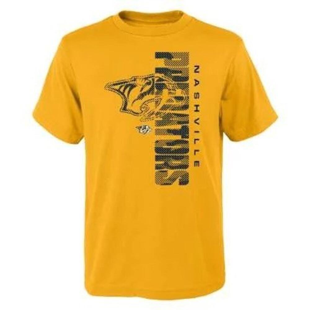 Nashville Predators NHL T-Shirt Gold Hockey Tee Mens Sports Fan Apparel XL NWT